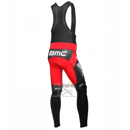 Bmc Ropa Ciclismo Culotte Largo 2016 Mangas Largas Negro y Rojo